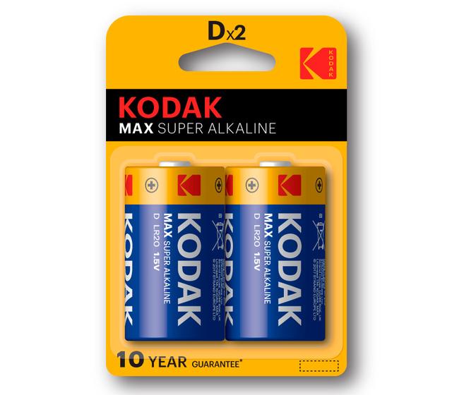 Батарейки Kodak MAX D LR20-2BL [KD-2], 2 шт.