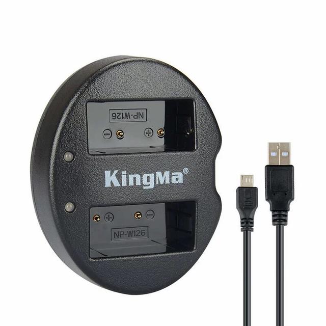 Зарядное устройство Kingma BM015-W126, для 2х NP-W126, USB