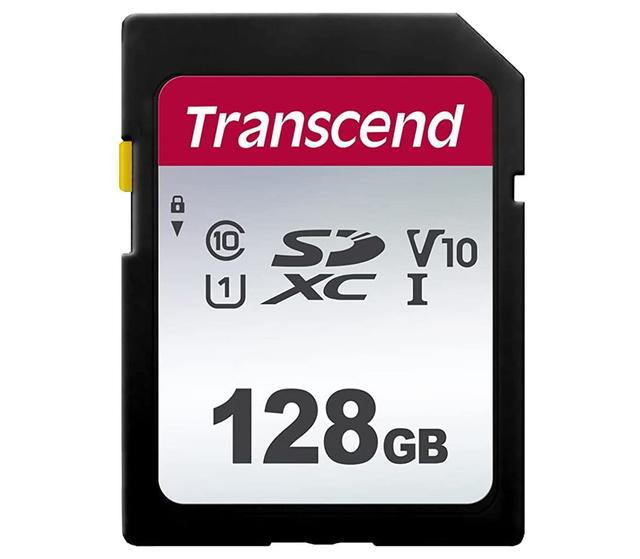 Карта памяти Transcend SDXC 128GB 300S UHS-I Class U1 V10 (уцененный)