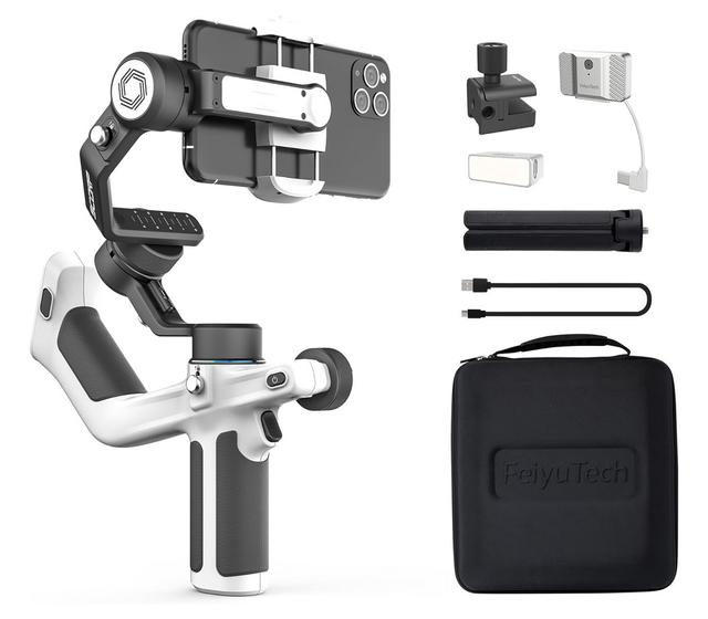 Стабилизатор FeiyuTech Scorp Mini P Kit, трехосевой, для смартфонов, белый