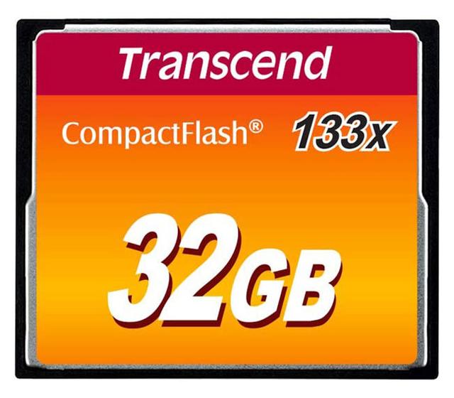 Карта памяти Transcend CompactFlash 32GB  133x Ultra Speed (TS32GCF133) (уцененный)
